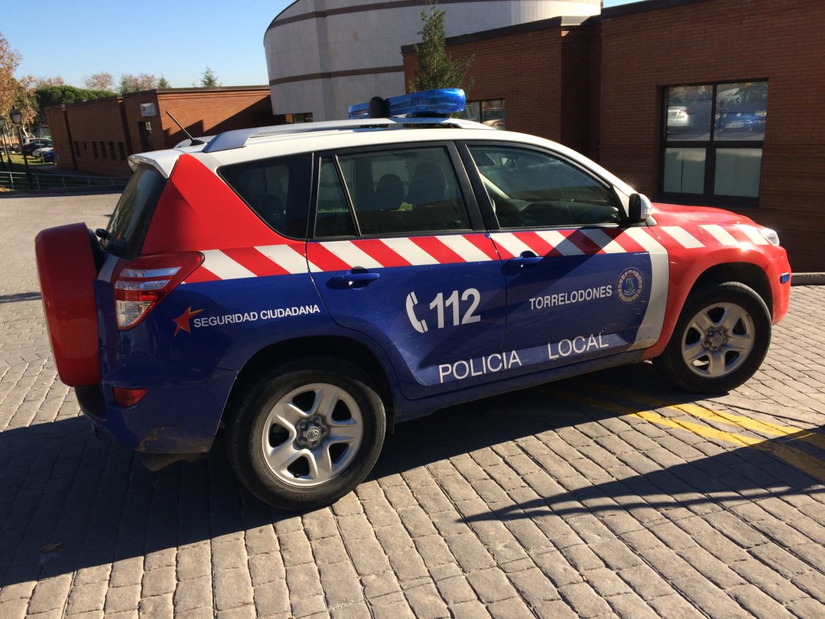 policía local torrelodones coche