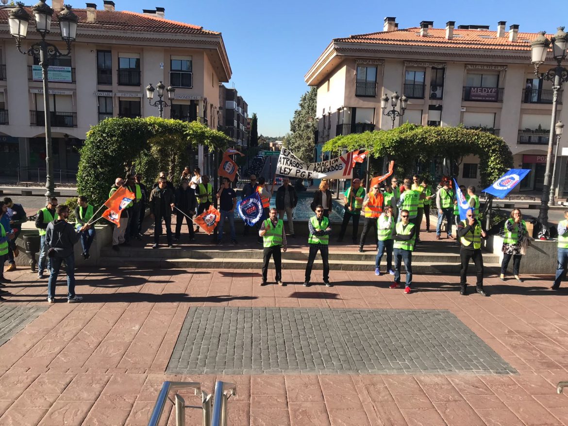 Concentración Policías locales Ayto Pozuelo Alarcón-oct2018-1