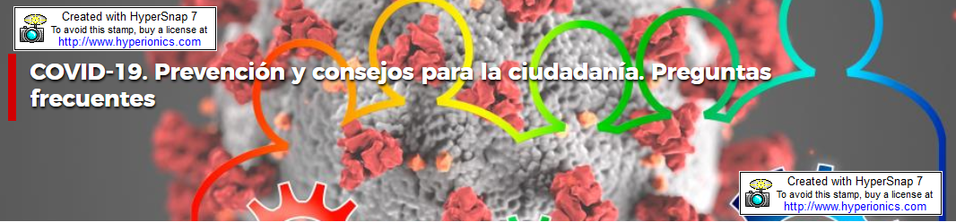 Prevención y consejos para la ciudadanía Comunidad Madrid