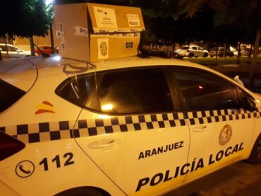 Donación pantallas protección Coronavirus Makers, Fundación Pequeños Pasos y Grupo Tecnología del Tráfico