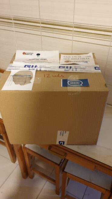 Donación pantallas protección Coronavirus Makers, Fundación Pequeños Pasos y Grupo Tecnología del Tráfico