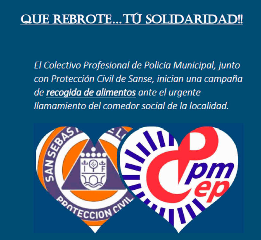 Que rebrote tu solidaridad CPPM Sanse