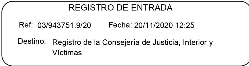 Alegaciones reglamento marco policias locales comunidad madrid registro