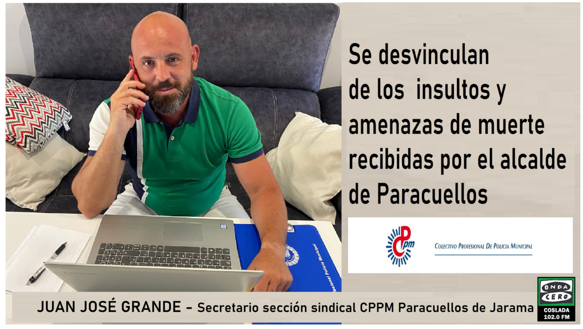 Entrevista a Secretario General CPPM Paracuellos JArama tras amenazas alcalde