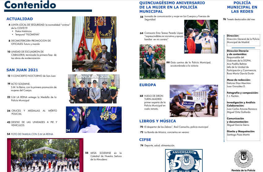 Revista Policía Municipal Madrid junio 2021