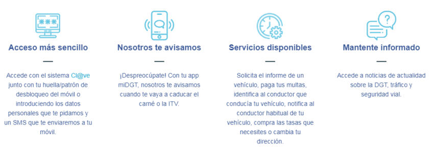 Midgt APP Dirección General de Tráfico