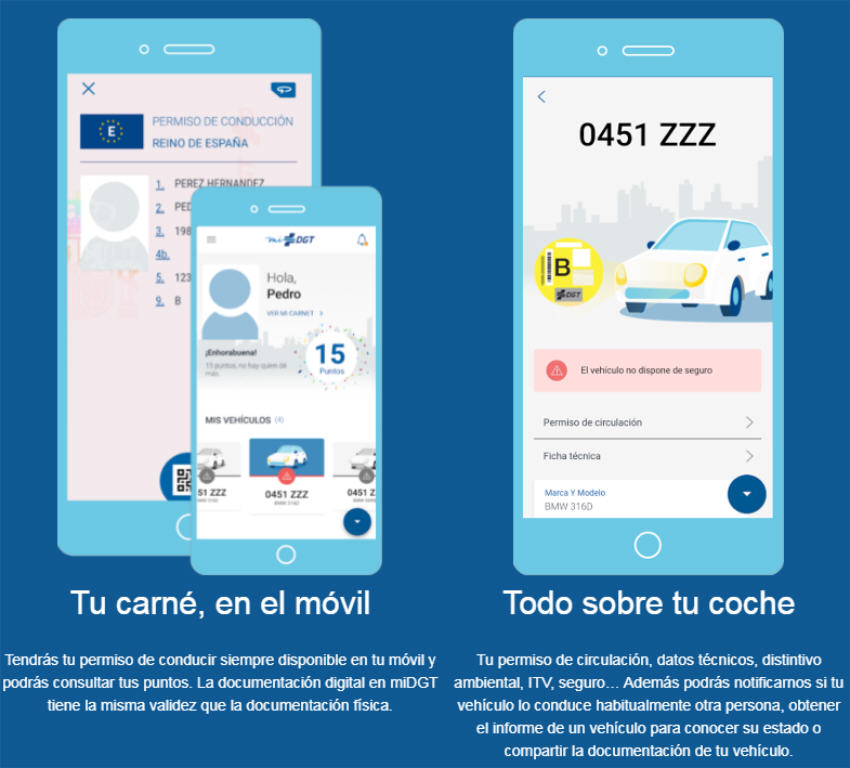 Midgt APP Dirección General de Tráfico