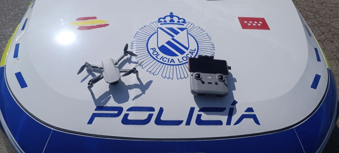 dron-detenido-policia-local-collado-villalba