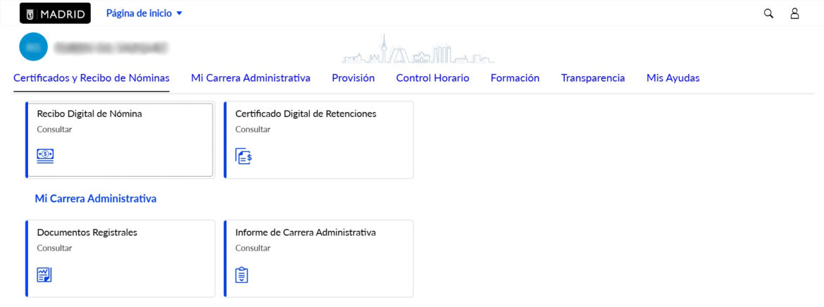 ¿Cómo acceder a tu nómina, trienios y otros datos profesionales?
