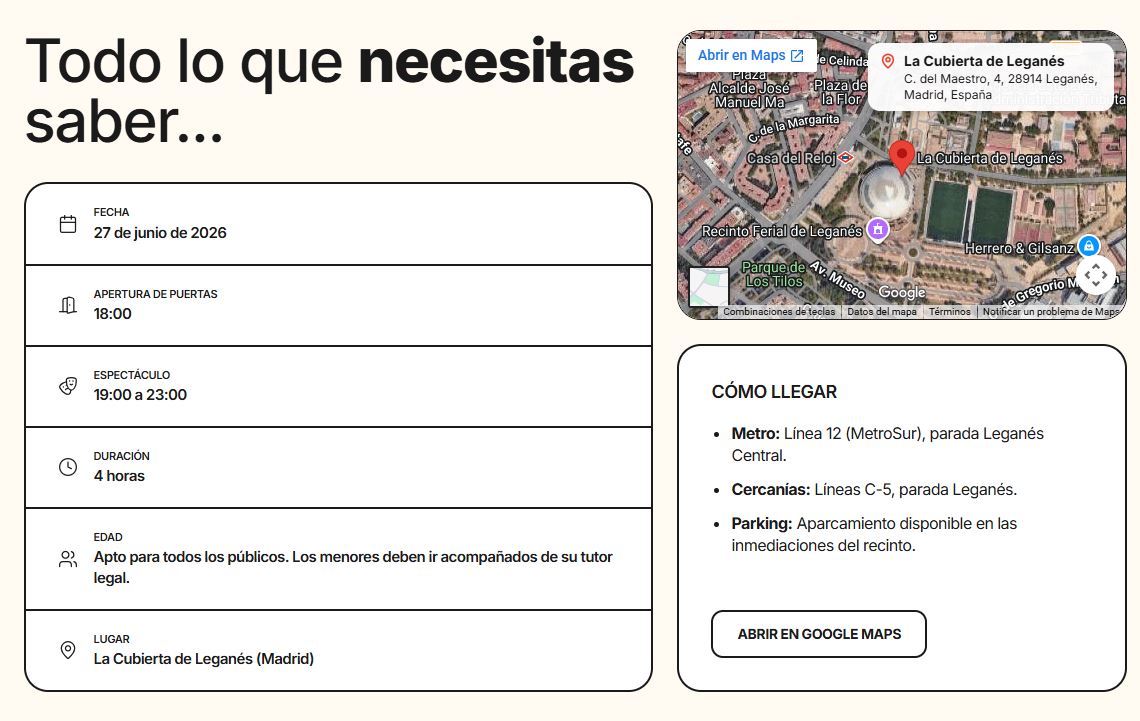Koliseum Gira Nacional-ubicacion